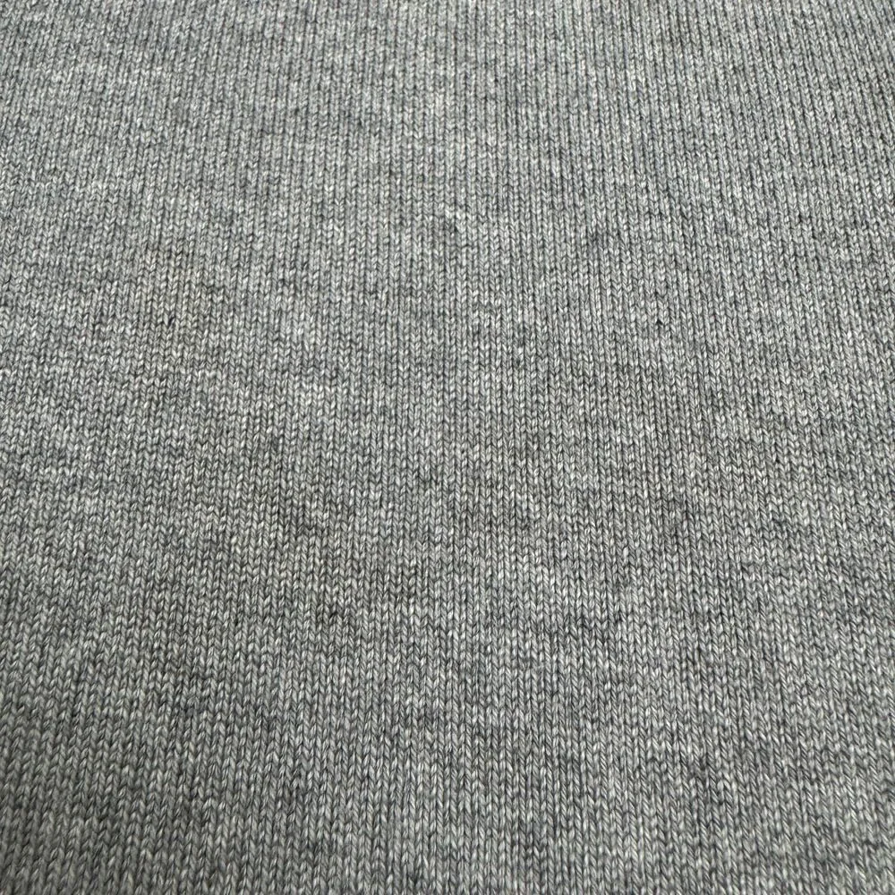 Banana Republic Silk Cashmere Pullover Polo Sweater Mens XL Gray Elbowm Patches